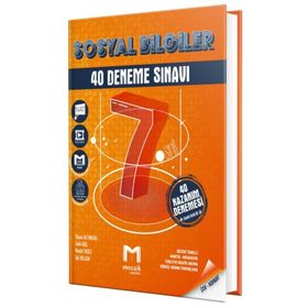 Mozaik Yayınları - 7. Sınıf Sosyal Bilgiler 40'lı Deneme