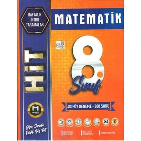 Mozaik Yayınları 8. Sınıf Hit 40'lı Matematik Deneme Sınavı