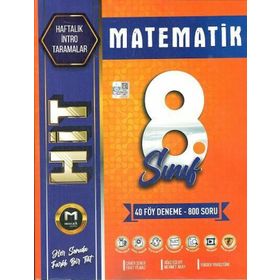 Mozaik Yayınları 8. Sınıf Hit 40'lı Matematik Deneme Sınavı