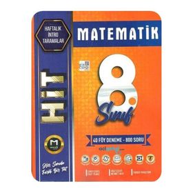 Mozaik Yayınları 8. Sınıf Hit 40'lı Matematik Deneme Sınavı