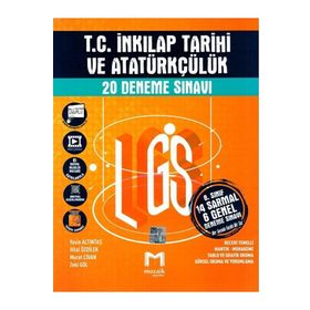Mozaik Yayınları 8. Sınıf LGS T.C. İnkılap Tarihi ve Atatürkçülük 20 Deneme Sınavı