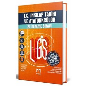 Mozaik Yayınları 8. Sınıf LGS T.C. İnkılap Tarihi ve Atatürkçülük 20 Deneme Sınavı