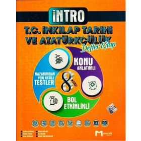 Mozaik Yayınları 8.Sınıf LGS T.C İnkılap Tarihi ve Atatürkçülük İntro Konu Anlatımlı Defter Kitap