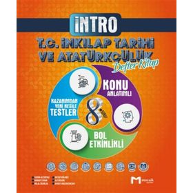 Mozaik Yayınları 8.Sınıf LGS T.C İnkılap Tarihi ve Atatürkçülük İntro Konu Anlatımlı Defter Kitap