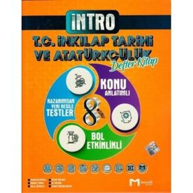 Mozaik Yayınları 8.Sınıf LGS T.C İnkılap Tarihi ve Atatürkçülük İntro Konu Anlatımlı Defter Kitap