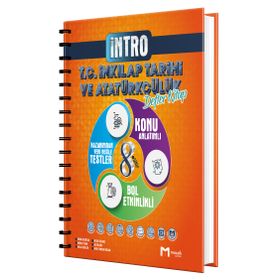 Mozaik Yayınları 8.Sınıf LGS T.C İnkılap Tarihi ve Atatürkçülük İntro Konu Anlatımlı Defter Kitap
