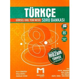 Mozaik Yayınları 8. Sınıf LGS Türkçe Soru Bankası