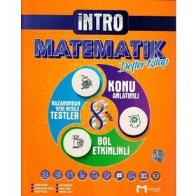 Mozaik Yayınları 8. Sınıf Matematik İntro Konu Anlatımlı Defter Kitap