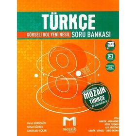 Mozaik Yayınları 8. Sınıf Türkçe Soru Bankası
