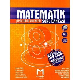 Mozaik Yayınları LGS 8. Sınıf Matematik Yeni Nesil Soru Bankası