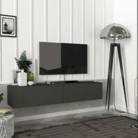 Mozide Grey Loft Antrasit Tv Ünitesi