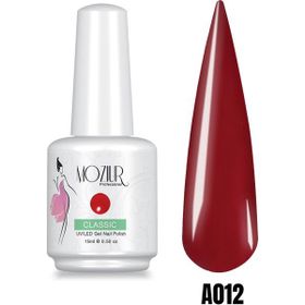 Mozıur A012 Kırmızı Uv Led Kalıcı 15 ml Oje