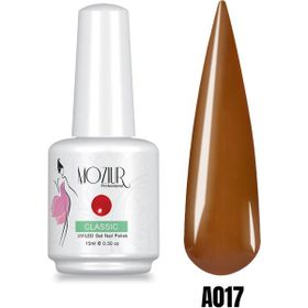 Mozıur A017 Kahverengi Uv Led Kalıcı 15 ml Oje