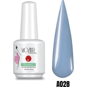 Mozıur A028 Mavi Uv Led Kalıcı 15 ml Oje