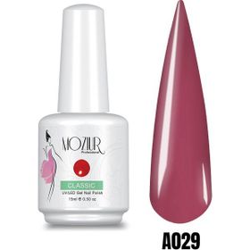 Mozıur A029 Pembe Uv Led Kalıcı 15 ml Oje