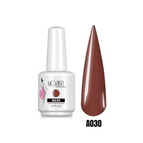 Mozıur A030 Kahverengi Uv Led Kalıcı 15 ml Oje
