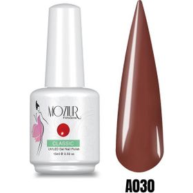 Mozıur A030 Kahverengi Uv Led Kalıcı 15 ml Oje