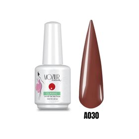 Mozıur A030 Kahverengi Uv Led Kalıcı 15 ml Oje