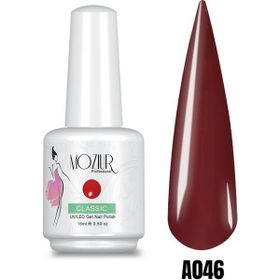 Mozıur A046 Kırmızı Uv Led Kalıcı 15 ml Oje