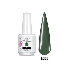 Mozıur A055 Yeşil Uv Led Kalıcı 15 ml Oje