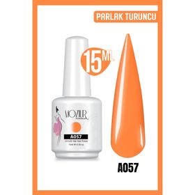 Mozıur A057 Turuncu Uv Led Kalıcı 15 ml Oje