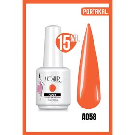Mozıur A058 Turuncu Uv Led Kalıcı 15 ml Oje