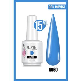 Mozıur A060 Mavi Uv Led Kalıcı 15 ml Oje