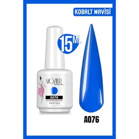 Mozıur A076 Mavi Uv Led Kalıcı 15 ml Oje