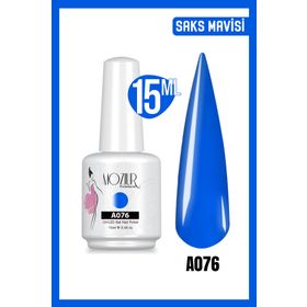 Mozıur A076 Mavi Uv Led Kalıcı 15 ml Oje
