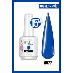 Mozıur A077 Mavi Uv Led Kalıcı 15 ml Oje