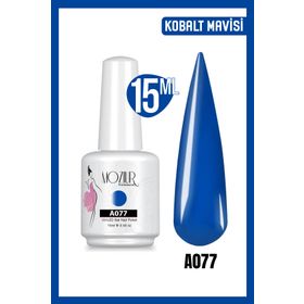Mozıur A077 Mavi Uv Led Kalıcı 15 ml Oje