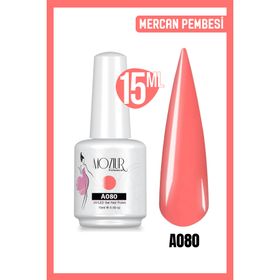 Mozıur A080 Pembe Uv Led Kalıcı 15 ml Oje