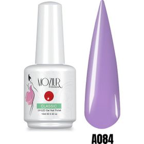 Mozıur A084 Mor Uv Led Kalıcı 15 ml Oje