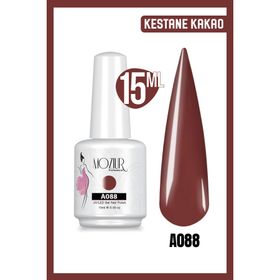 Mozıur A088 Kahverengi Uv Led Kalıcı 15 ml Oje
