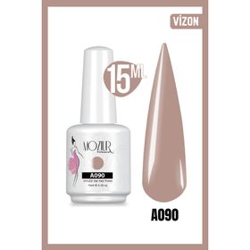Mozıur A090 Kahverengi Uv Led Kalıcı 15 ml Oje