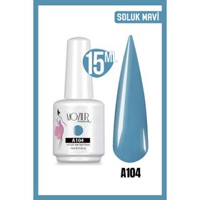 Mozıur A104 Mavi Uv Led Kalıcı 15 ml Oje