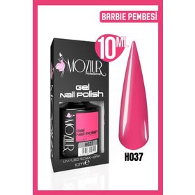 Mozıur H037 Pembe Uv Led Kalıcı 10 ml Oje