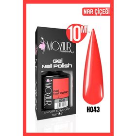 Mozıur H043 Kırmızı Uv Led Kalıcı 10 ml Oje