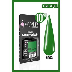 Mozıur H063 Yeşil Uv Led Kalıcı 10 ml Oje