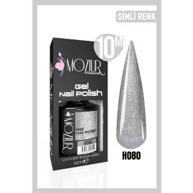 Mozıur H080 Işıltılı Uv Led Kalıcı 10 ml Oje