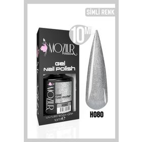 Mozıur H080 Işıltılı Uv Led Kalıcı 10 ml Oje