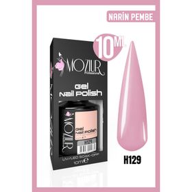 Mozıur H129 Pembe UV Led 10 ml Kalıcı Oje