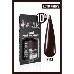 Mozıur H163 Kahverengi Uv Led Kalıcı 10 ml Oje