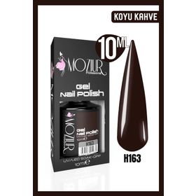 Mozıur H163 Kahverengi Uv Led Kalıcı 10 ml Oje