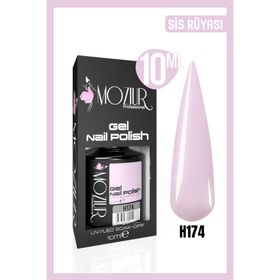 Mozıur H174 Pembe UV Led Kalıcı 10 ml Oje