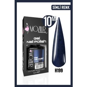 Mozıur H199 Simli UV Led 10 ml Kalıcı Oje