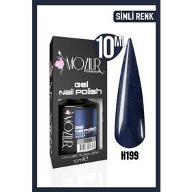 Mozıur H199 Simli UV Led 10 ml Kalıcı Oje
