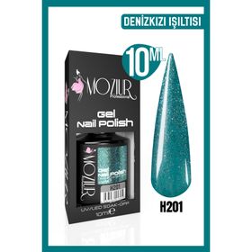 Mozıur H201 Işıltılı UV Led Kalıcı 10 ml Oje