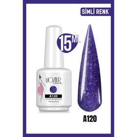 Mozıur Simli Seri A120 Uv Led Kalıcı 15 ml Oje