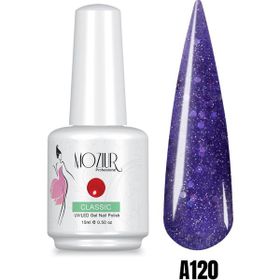 Mozıur Simli Seri A120 Uv Led Kalıcı 15 ml Oje